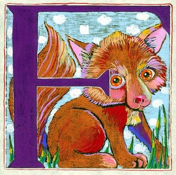 "F" is for Fox (7 x 7)