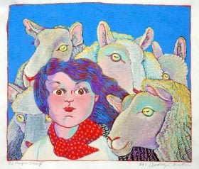 Bo Peep's Sheep (13 x 15)