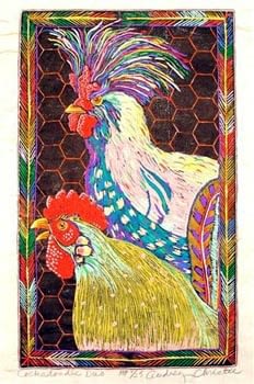 Cock-a-Doodle Duo (13 x 8)