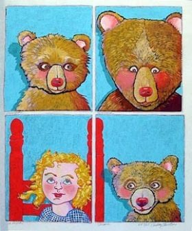 Three Bears (22 x 18)