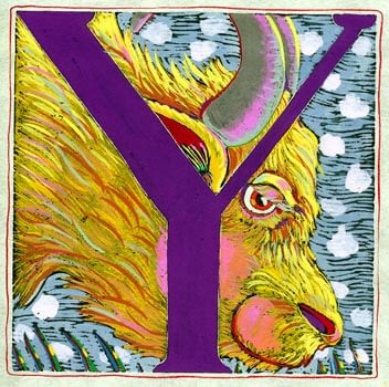 "Y" is for Yak (7 x 7)